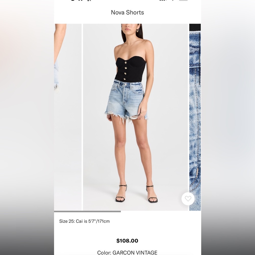 Pistola Jean shorts